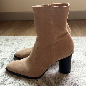 Zara Suede Ankle Boots